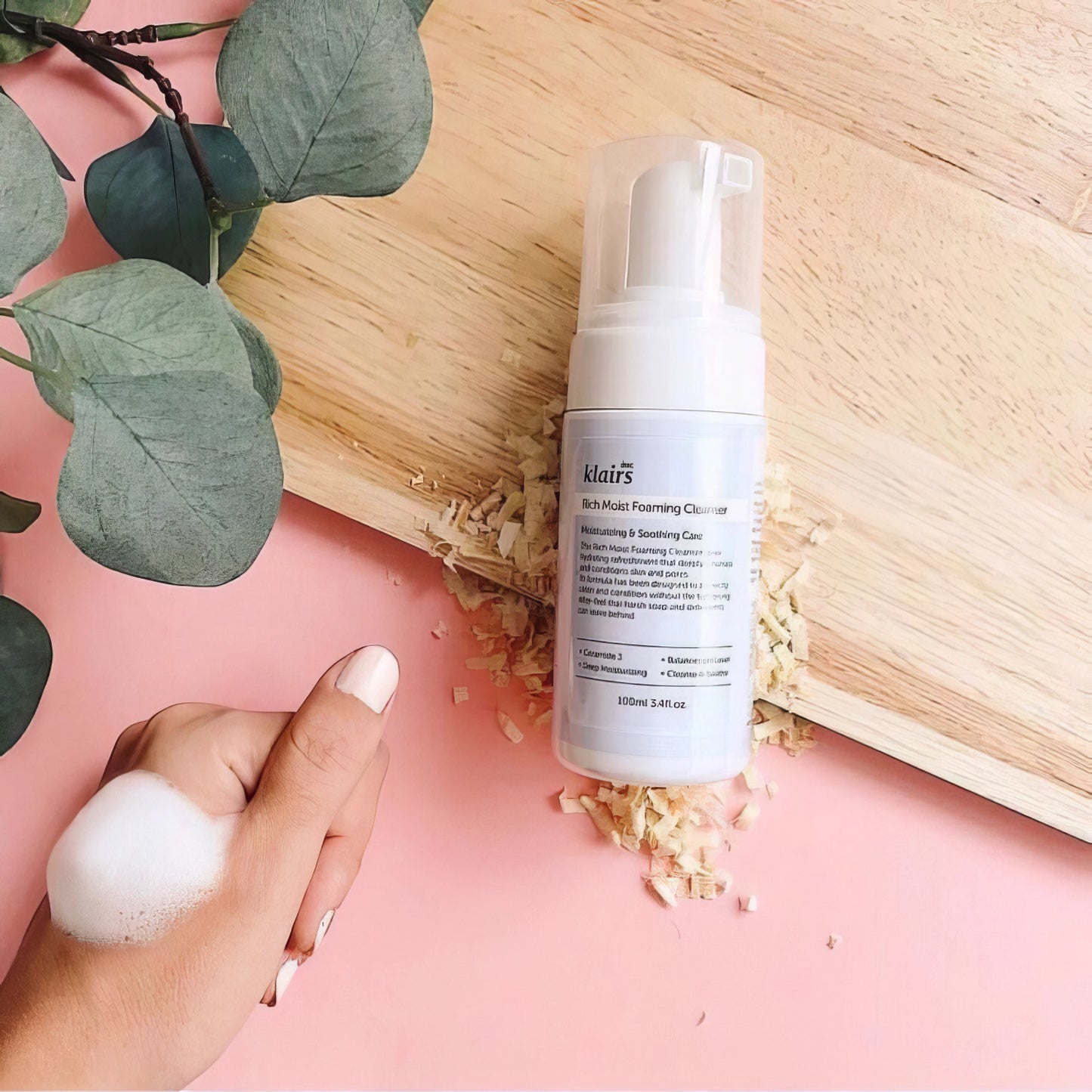 dear, Klairs Rich Moist Foaming Cleanser 100ml-Wonder Skin
