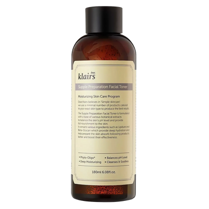dear, Klairs Supple Preparation Facial Toner 180ml-Wonder Skin