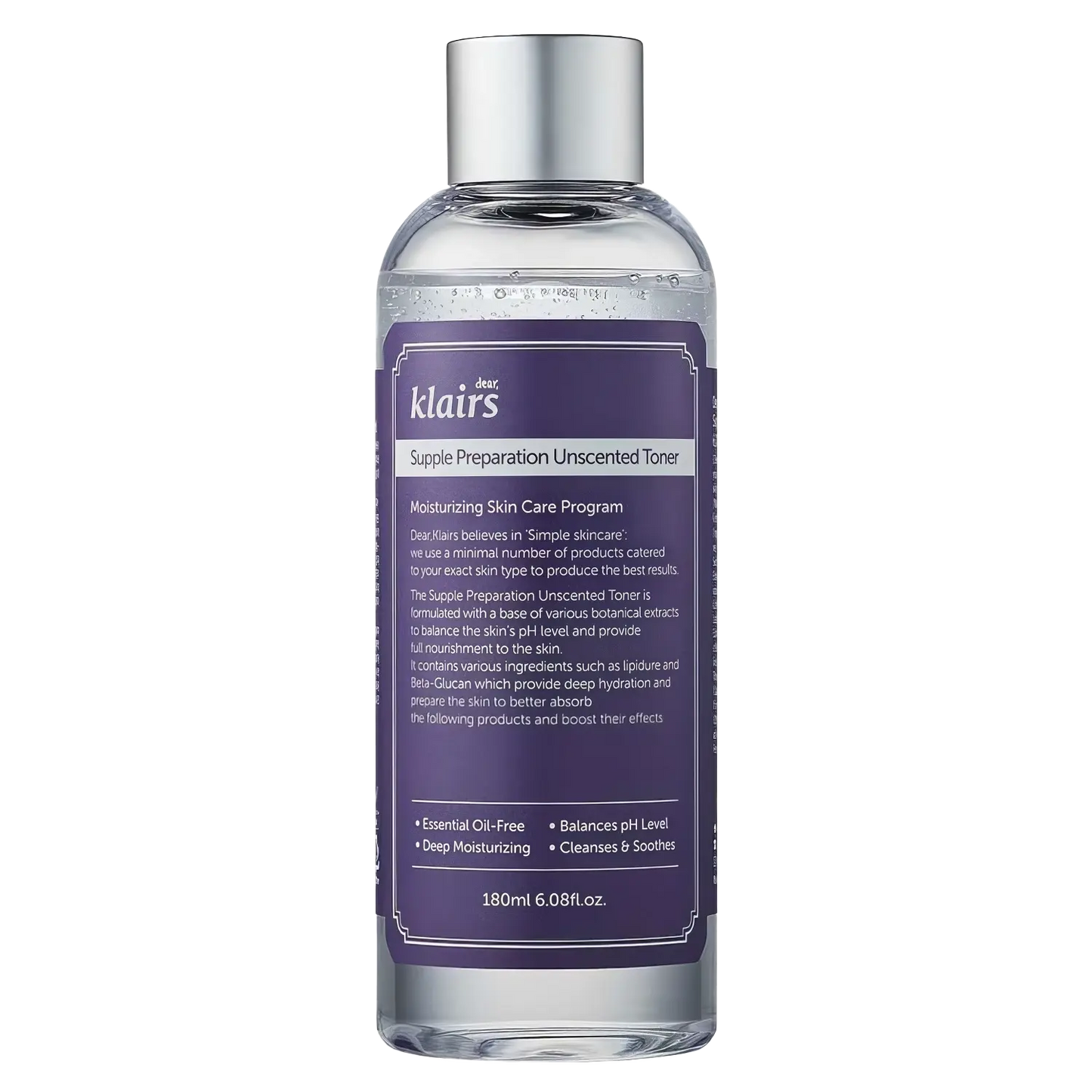 dear, Klairs Supple Preparation Unscented Toner 180ml-Wonder Skin