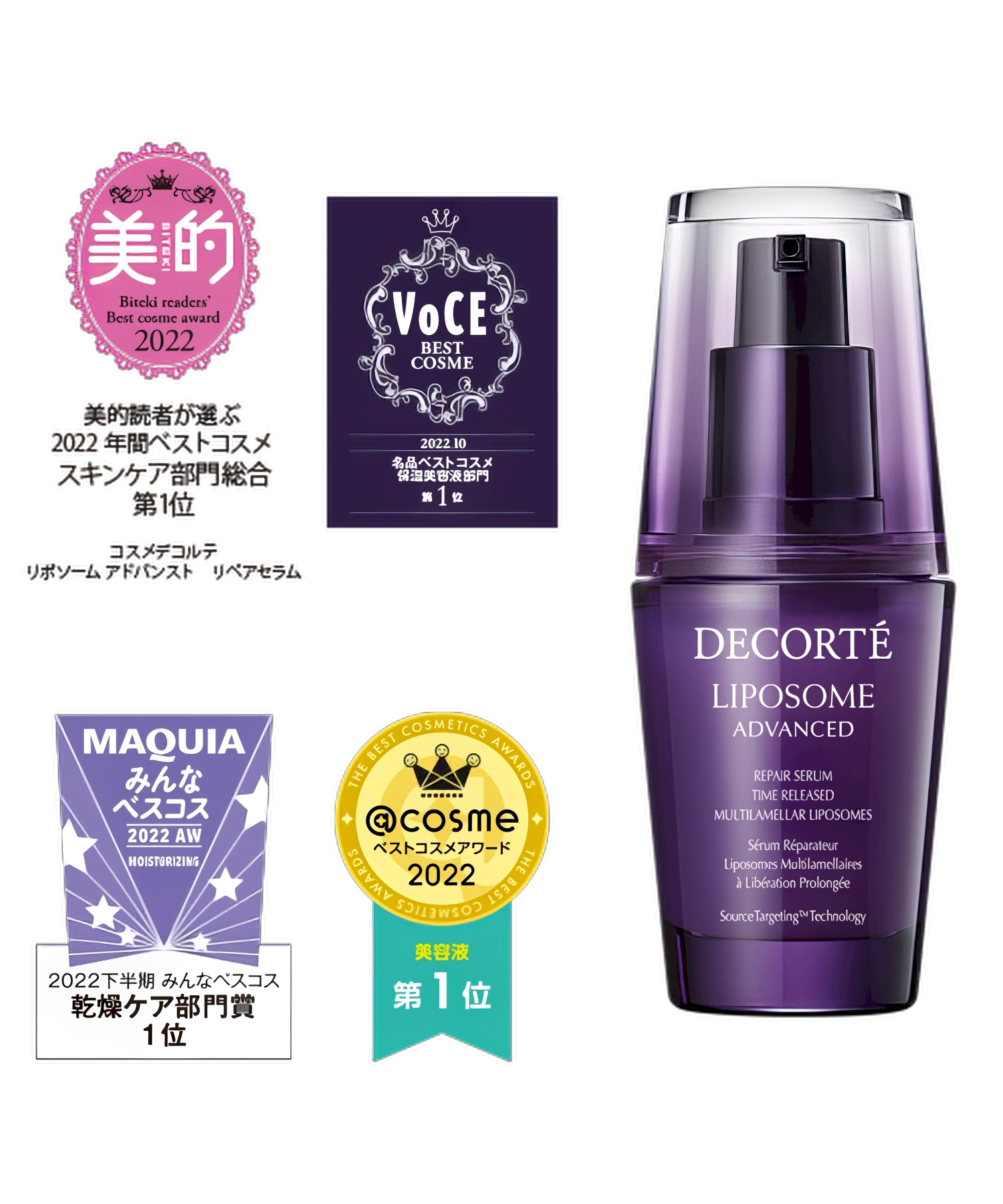 DECORTE Liposome Advanced Repair Serum 30ml-Wonder Skin