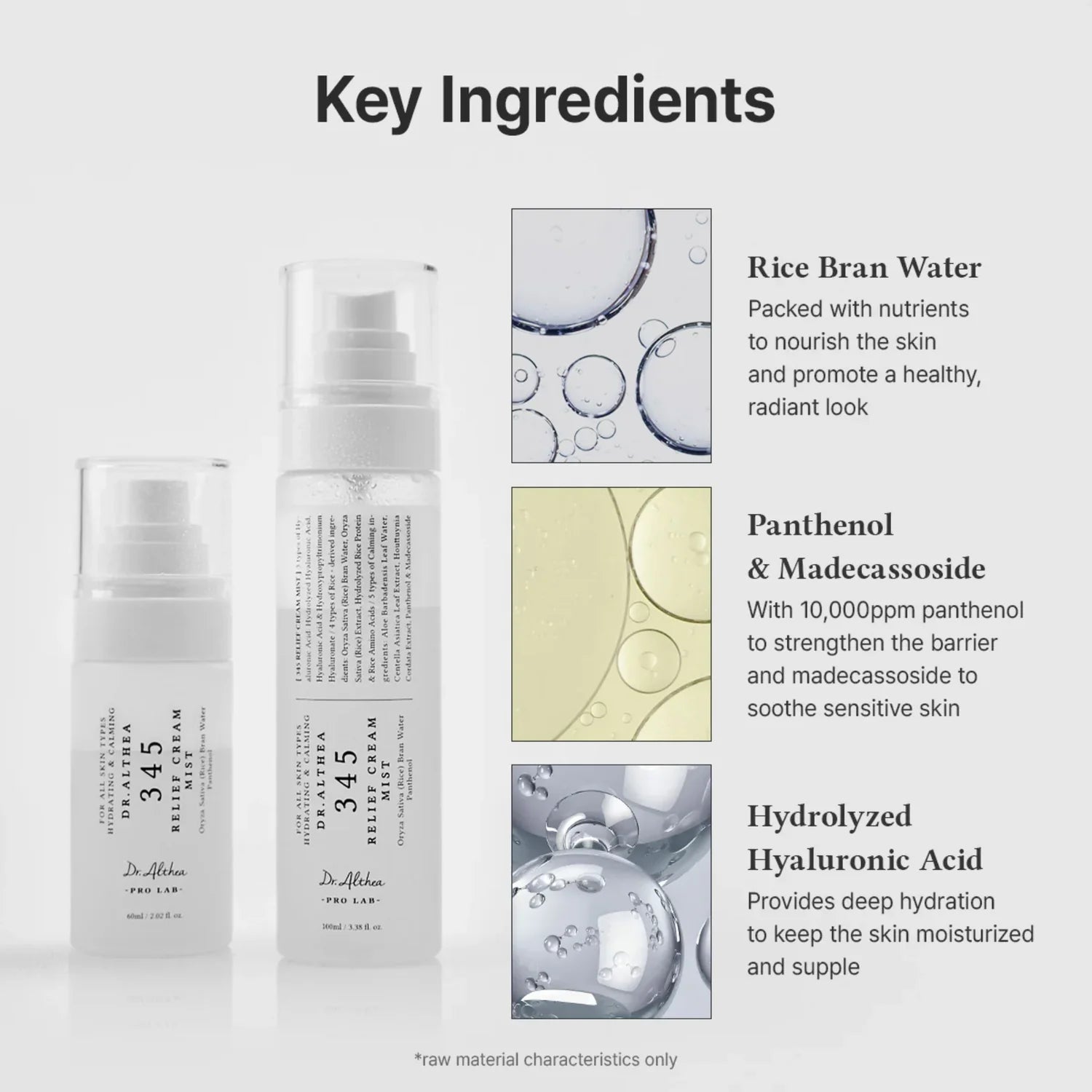 Dr. Althea 345 Relief Cream Mist 60ml-Wonder Skin
