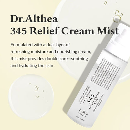 Dr. Althea 345 Relief Cream Mist 60ml-Wonder Skin