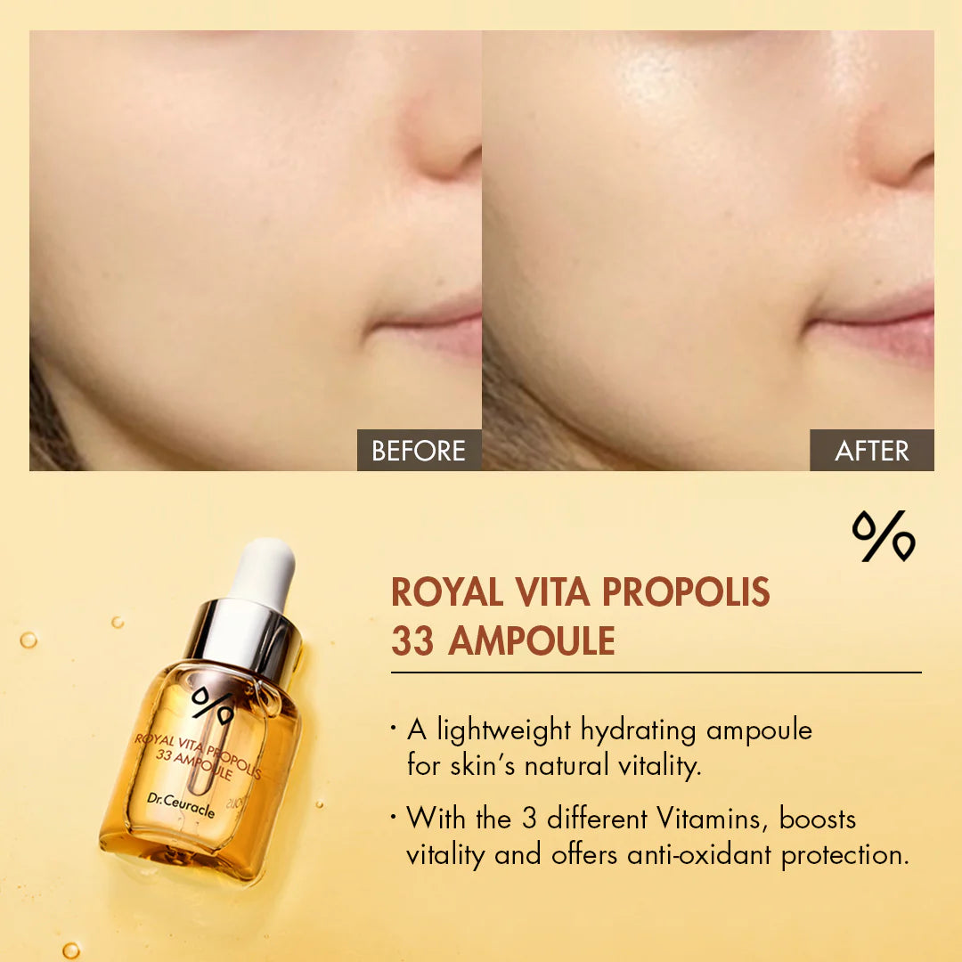 Dr. Ceuracle Royal Vita Propolis 33 Ampoule 15ml-Wonder Skin