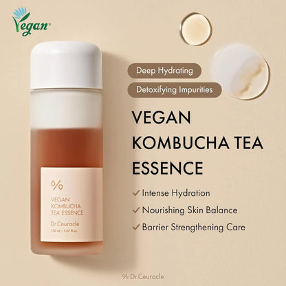 Dr. Ceuracle Vegan Kombucha Tea Essence 150ml-Wonder Skin