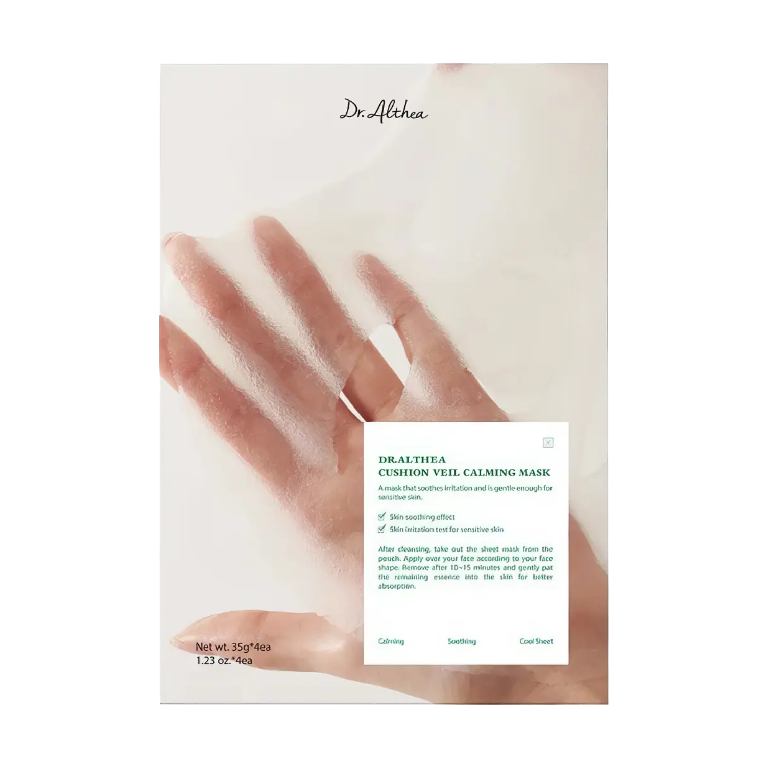 Dr. Althea Cushion Veil Calming Mask 35g-Wonder Skin