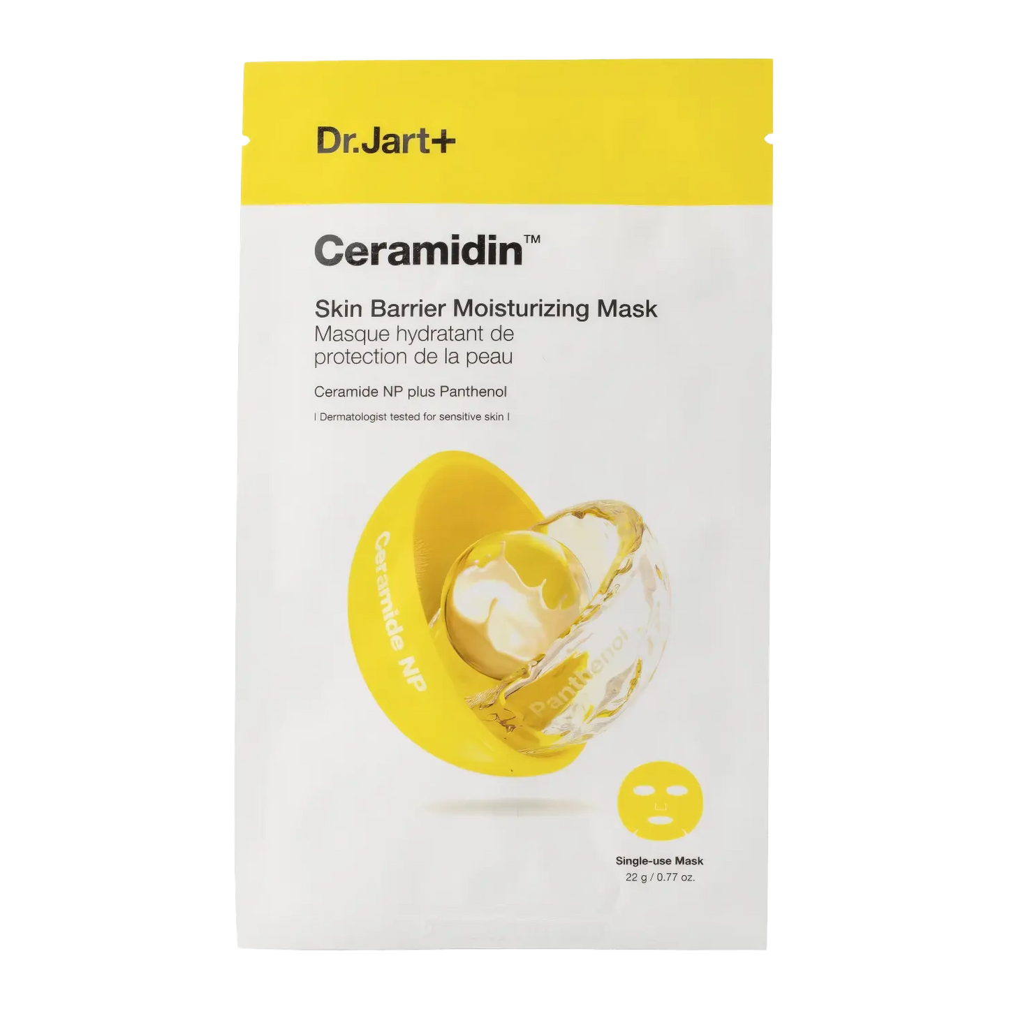 Dr.Jart+ Ceramidin Skin Barrier Moisturizing Mask 22g-Wonder Skin