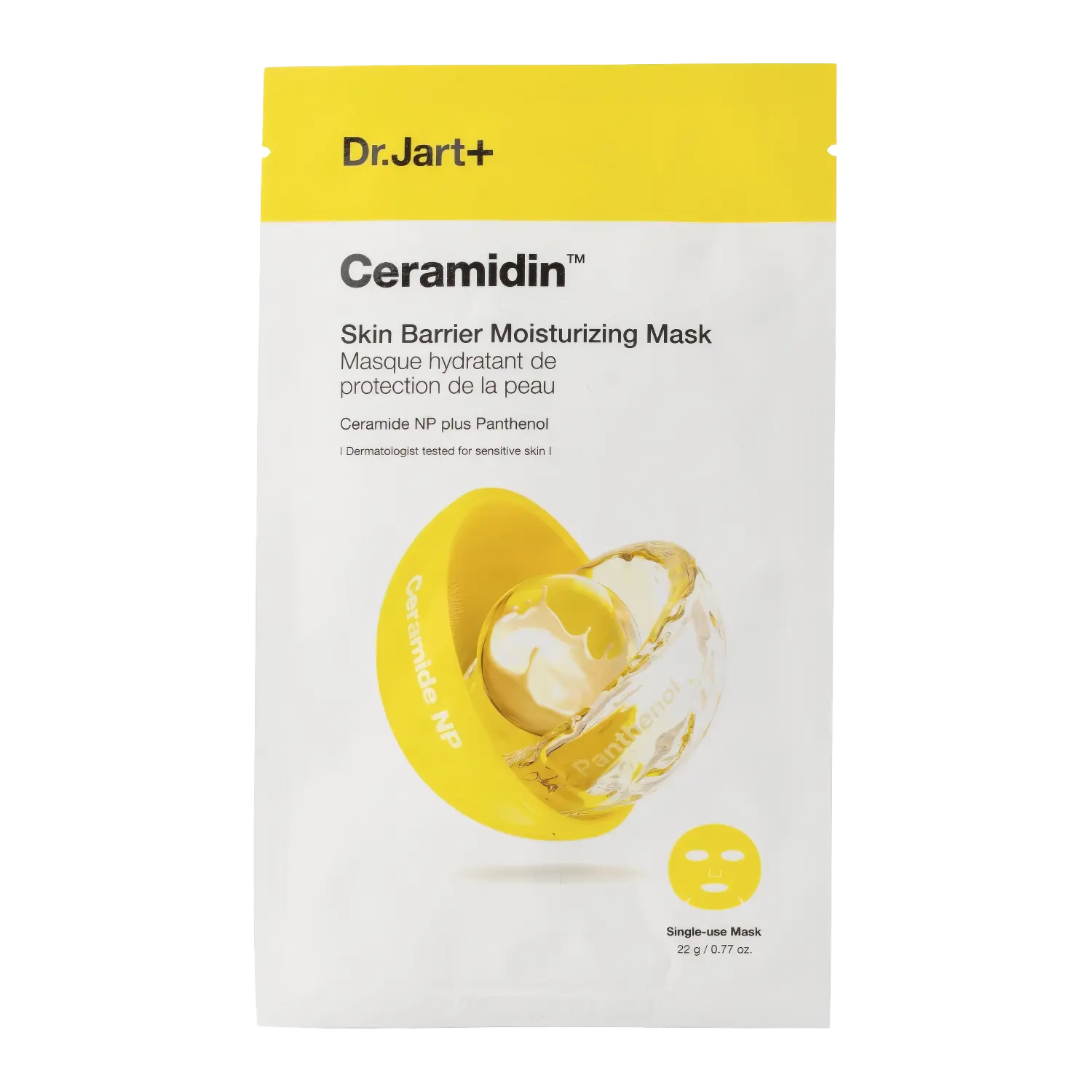 Dr.Jart+ Ceramidin Skin Barrier Moisturizing Mask 22g-Wonder Skin