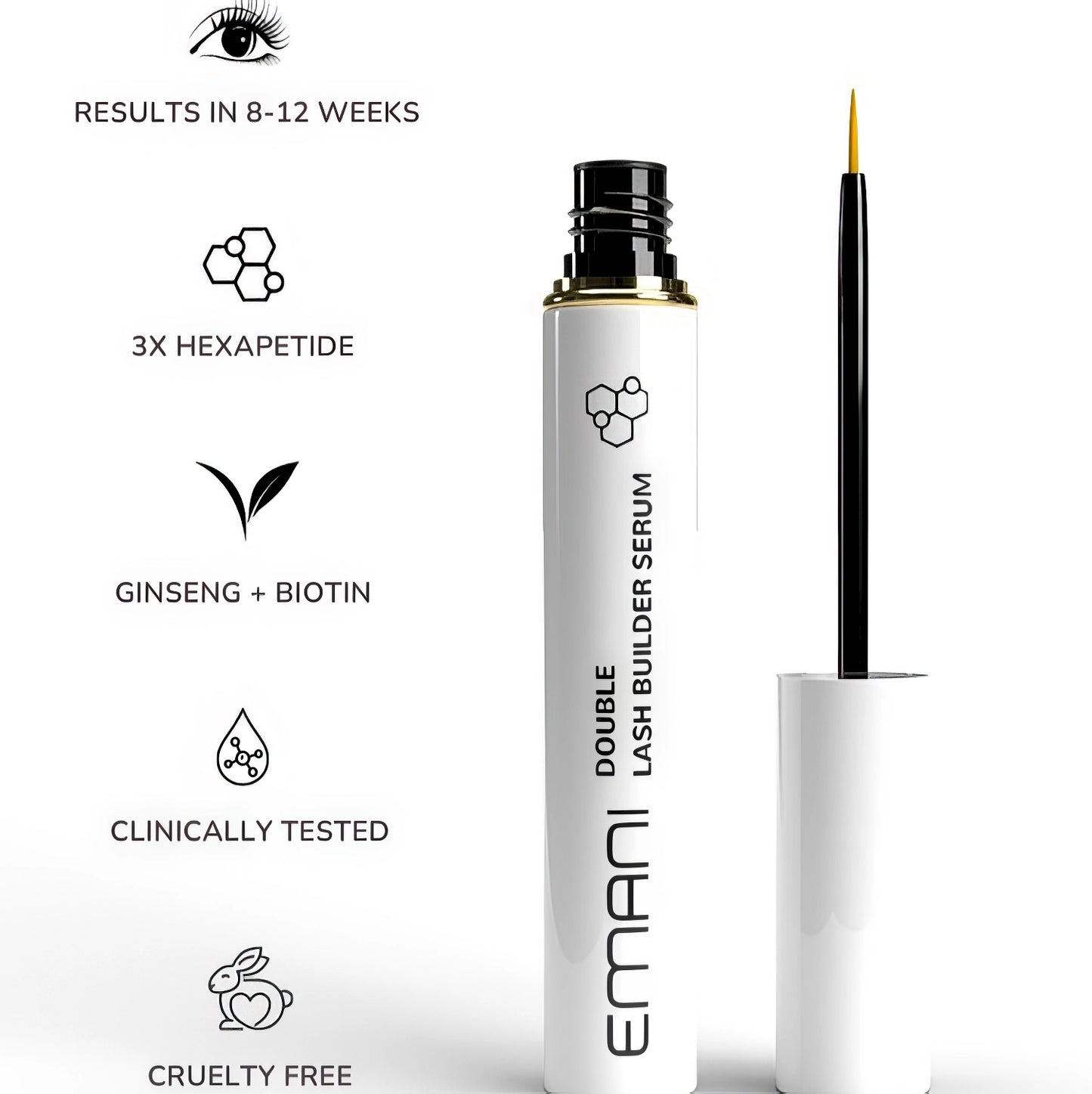 EMANI Lash Builder Serum 3 ml-Wonder Skin