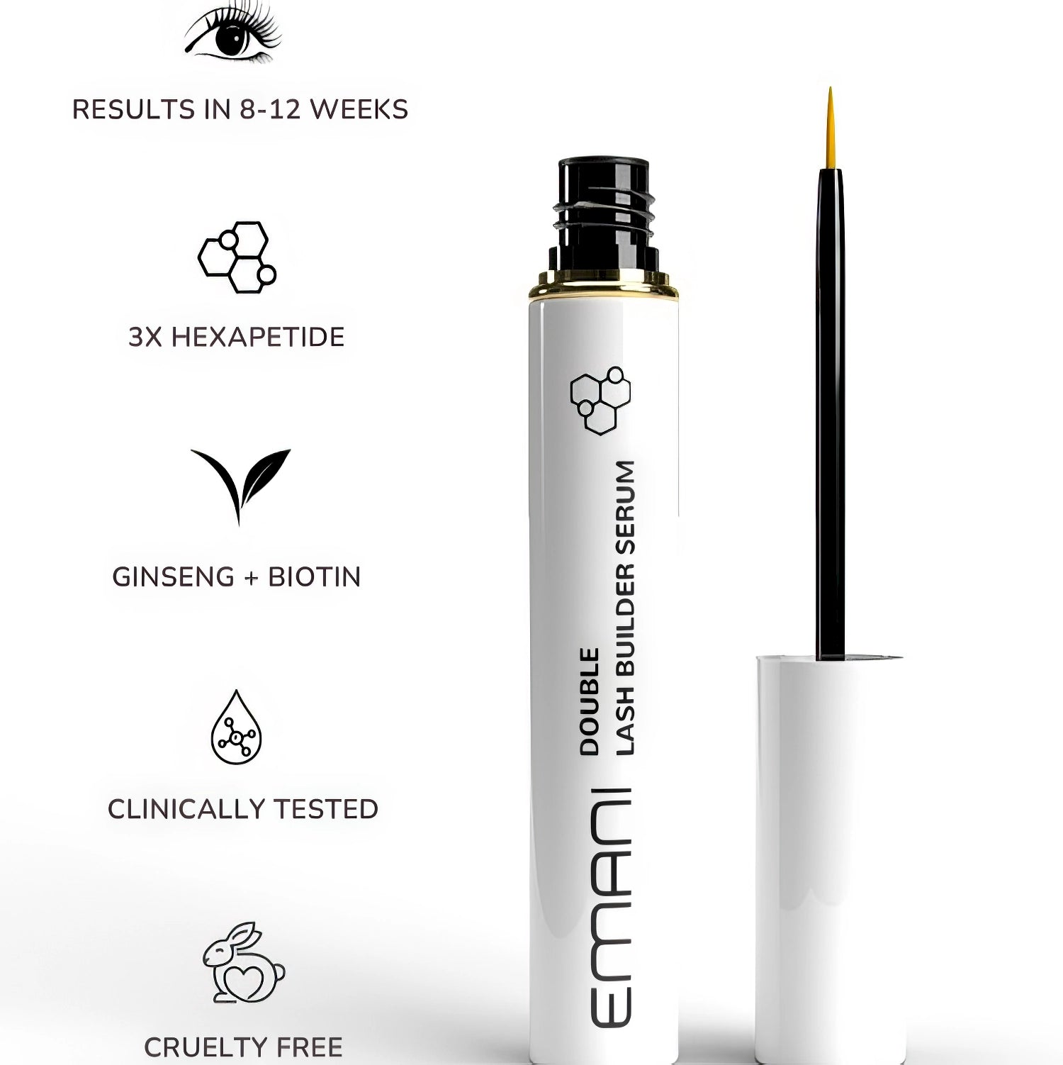 EMANI Lash Builder Serum 3 ml-Wonder Skin