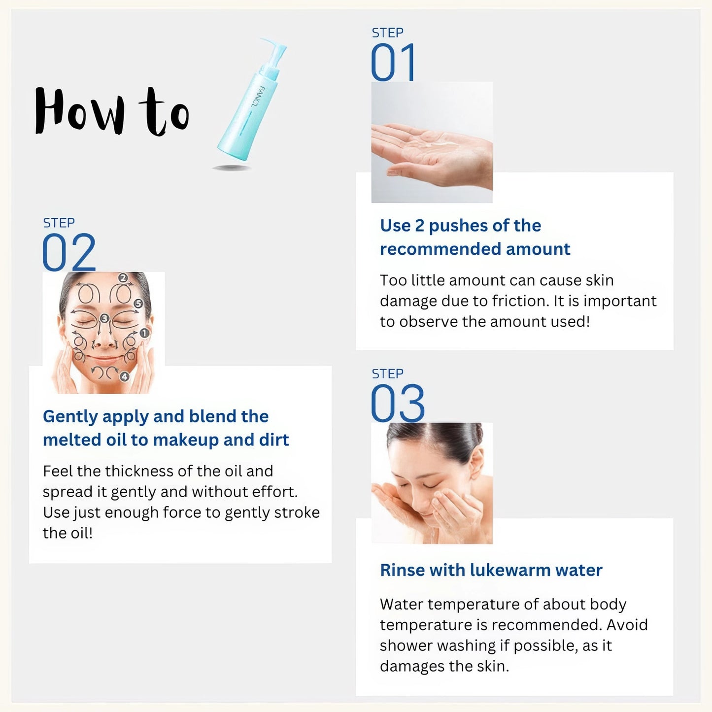 FANCL Mild Cleansing Oil 120ml-Wonder Skin