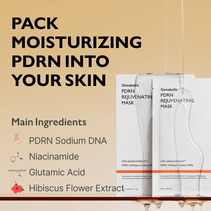 Genabelle PDRN Rejuvenating Mask Sheet 25ml-Wonder Skin