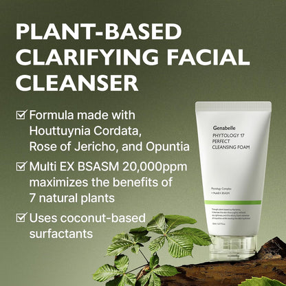 Genabelle Phytology 17 Perfect Cleansing Foam 150ml-Wonder Skin