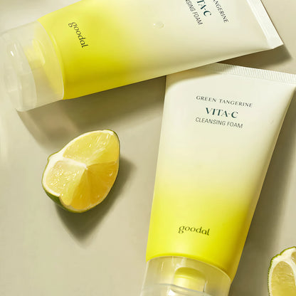 Goodal Green Tangerine Vita C Cleansing Foam 150ml-Wonder Skin