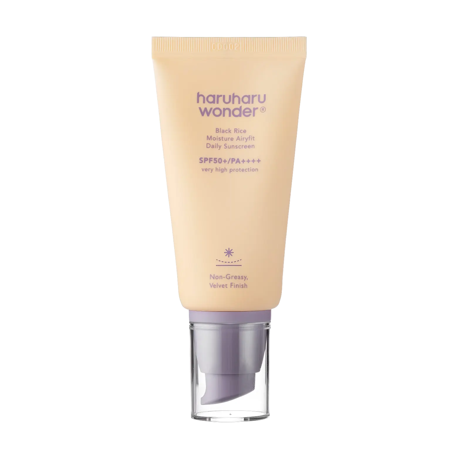 Haruharu Wonder Black Rice Moisture Airyfit Daily Sunscreen SPF50+/PA++++ 50ml-Wonder Skin