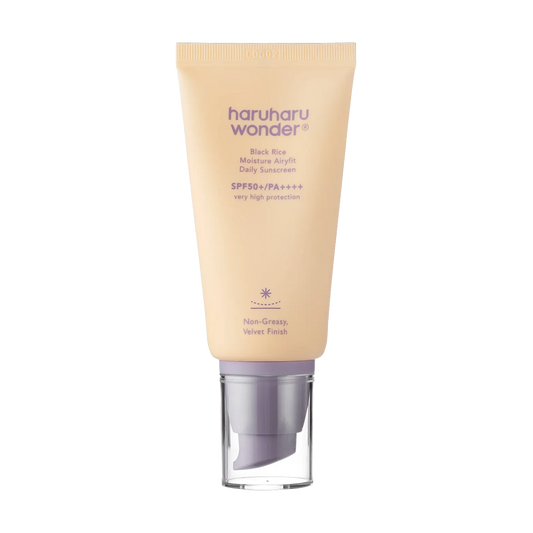 Haruharu Wonder Black Rice Moisture Airyfit Daily Sunscreen SPF50+/PA++++ 50ml-Wonder Skin
