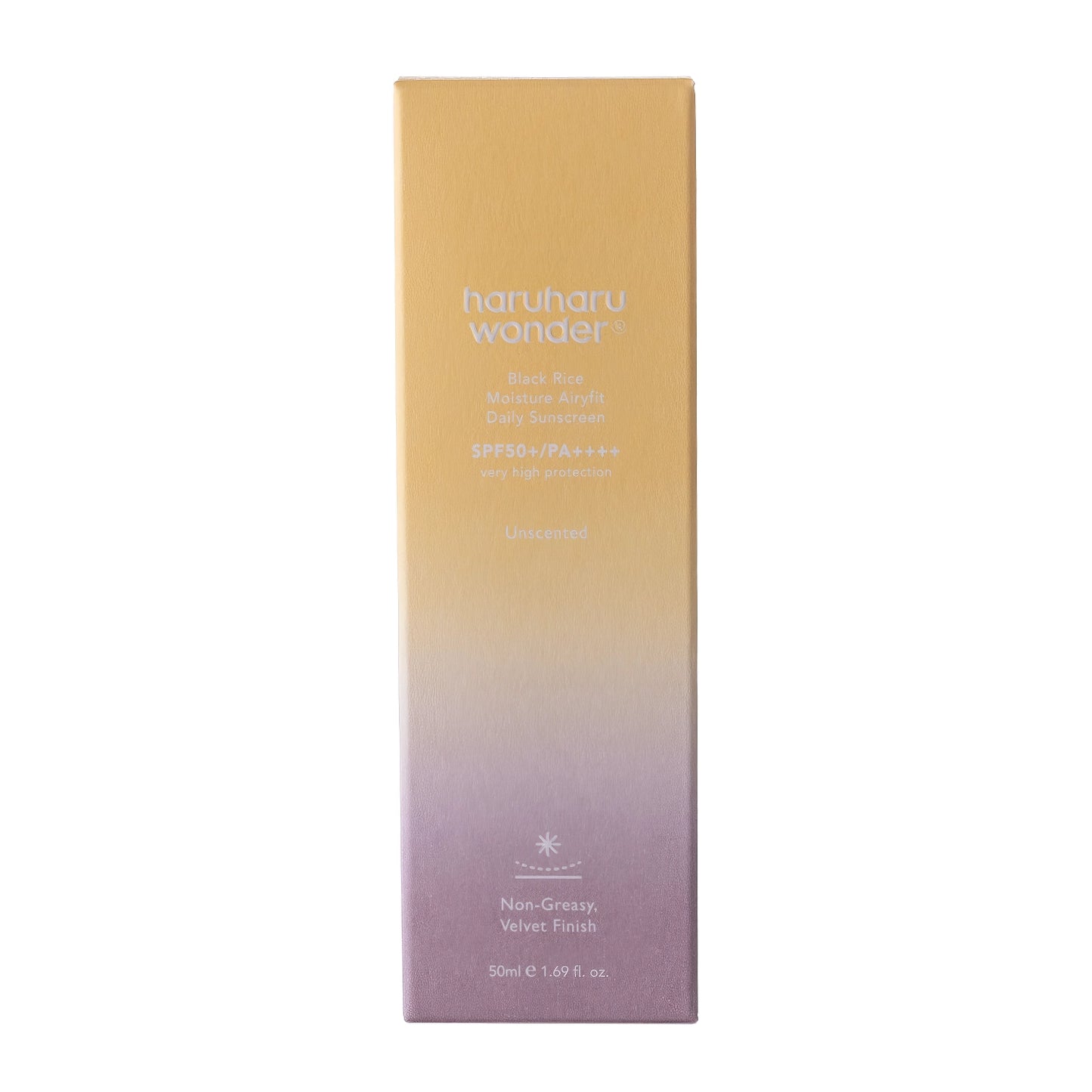 Haruharu Wonder Black Rice Pure Mineral Relief Daily Sunscreen SPF50+/PA++++ 50ml-Wonder Skin