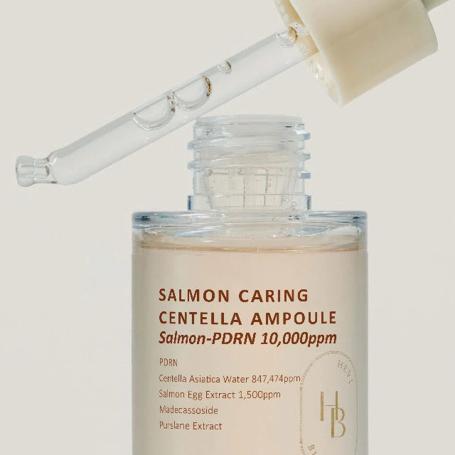Heveblue Salmon Caring Centella Ampulle 30ml-Wonder Skin