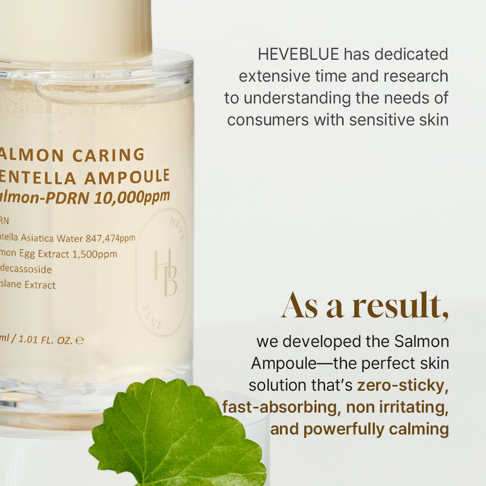 Heveblue Salmon Caring Centella Ampulle 30ml-Wonder Skin