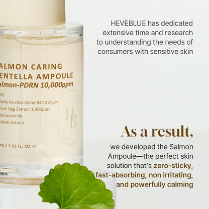 Heveblue Salmon Caring Centella Ampulle 30ml-Wonder Skin