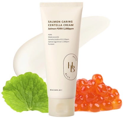 Heveblue Salmon Caring Centella Cream 100ml-Wonder Skin