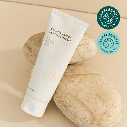 Heveblue Salmon Caring Centella Cream 100ml-Wonder Skin