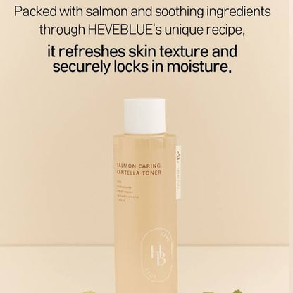 Heveblue Salmon Caring Centella Toner 200ml-Wonder Skin