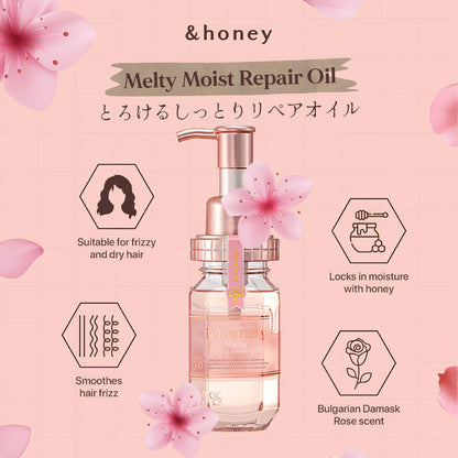 &honey Melty Moist Repair Hair Oil 3.0 100ml-Wonder Skin