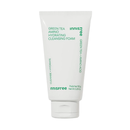 Innisfree Green Tea Amino Hydrating Cleansing Foam 150g-Wonder Skin