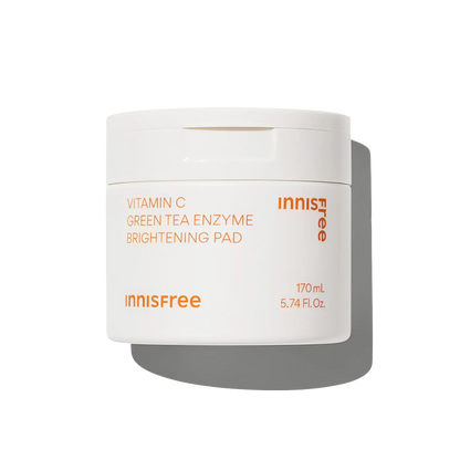 Innisfree Green Tea Enzyme Vitamin C Brightening Pad 60St./ 170ml-Wonder Skin