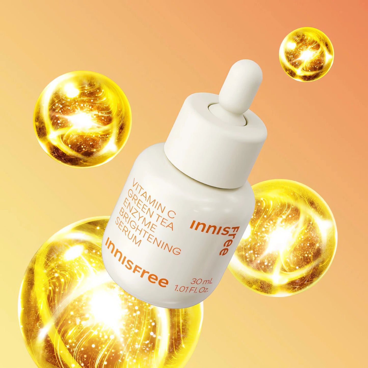 Innisfree Green Tea Enzyme Vitamin C Brightening Serum 30ml-Wonder Skin