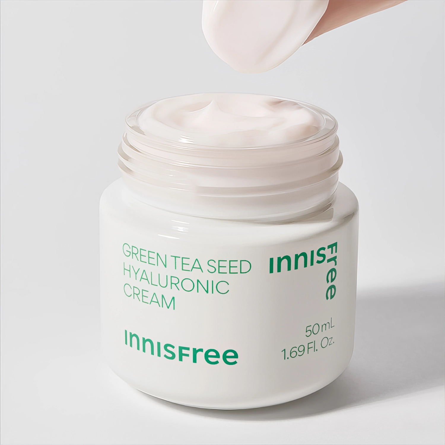 Innisfree Green Tea Seed Hyaluronic Cream 50ml-Wonder Skin