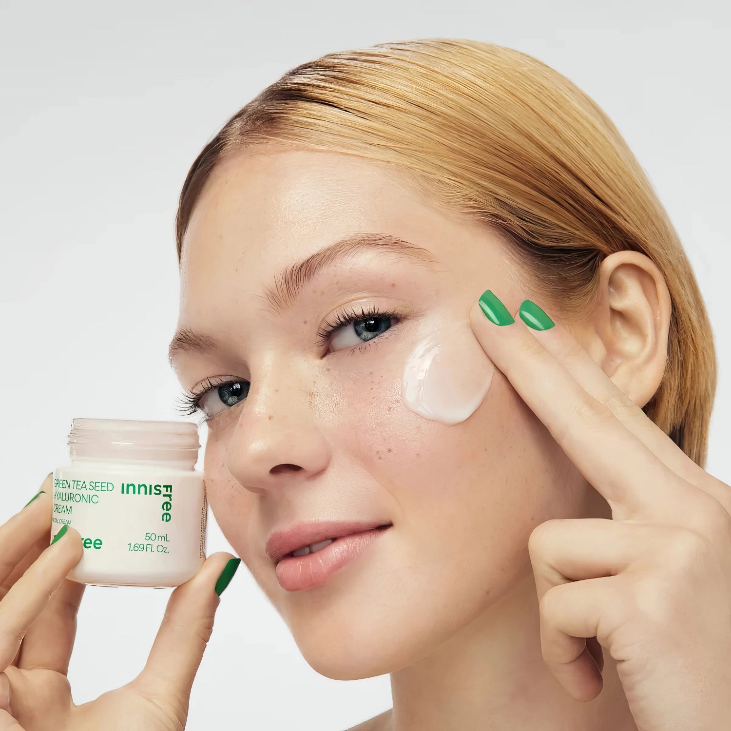 Innisfree Green Tea Seed Hyaluronic Cream 50ml-Wonder Skin