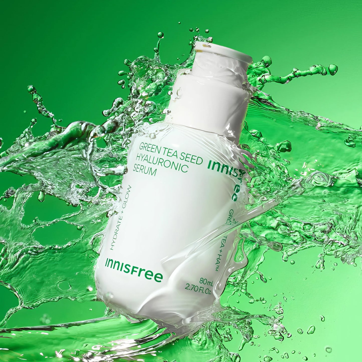 Innisfree Green Tea Seed Hyaluronic Serum 80ml-Wonder Skin