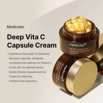 Medicube Deep Vita C Capsule Cream 55g-Wonder Skin