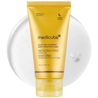 Medicube Kojic Acid Turmeric Night Wrapping Mask 75ml-Wonder Skin