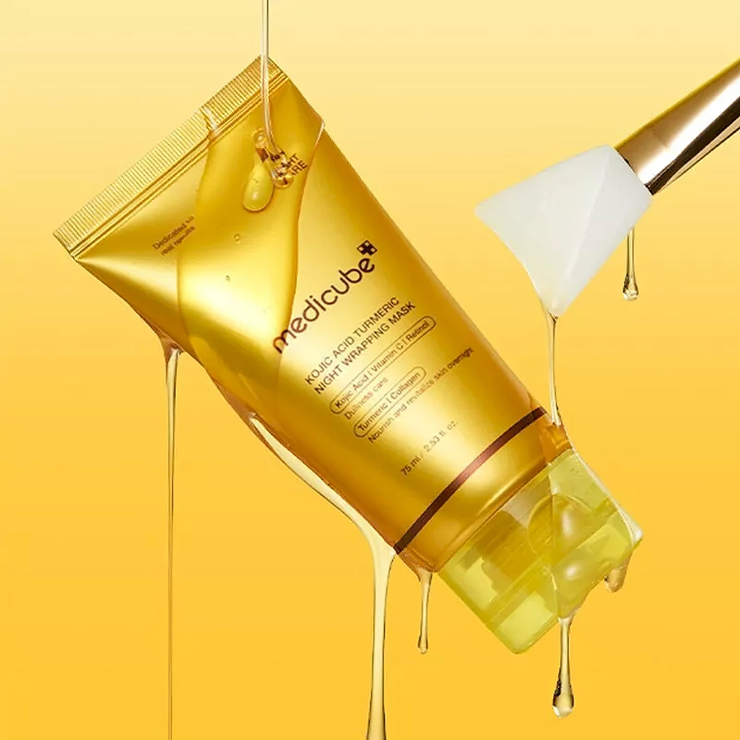 Medicube Kojic Acid Turmeric Night Wrapping Mask 75ml-Wonder Skin