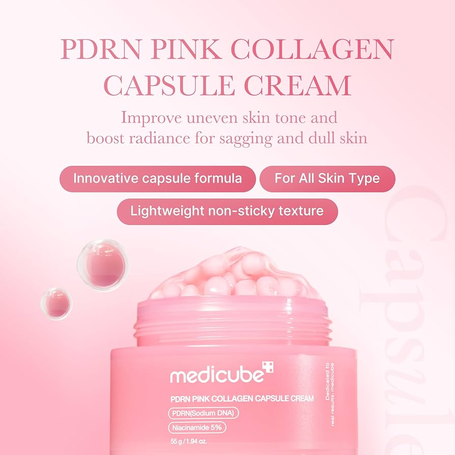 Medicube PDRN Pink Collagen Capsule Cream 55g-Wonder Skin