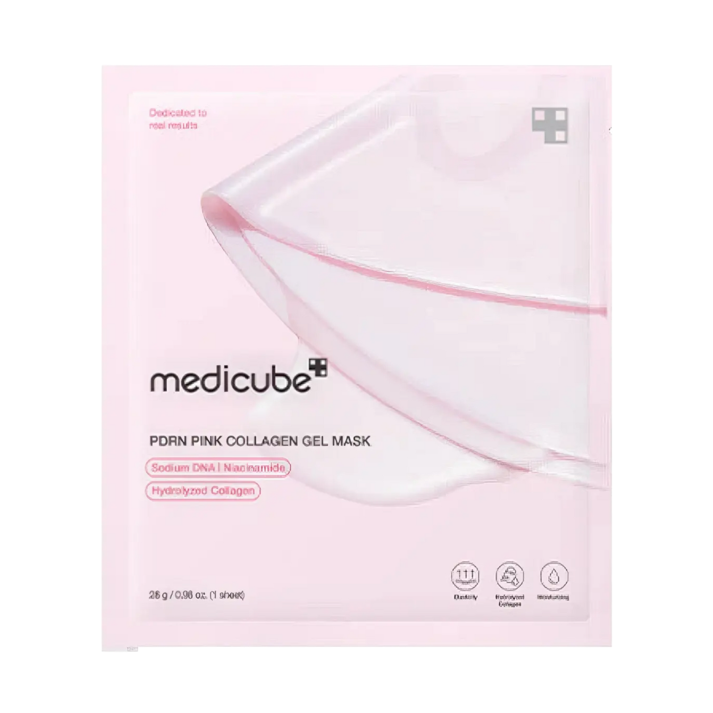 Medicube PDRN Pink Collagen Jelly Gel Mask 1 Stück/28g-Wonder Skin