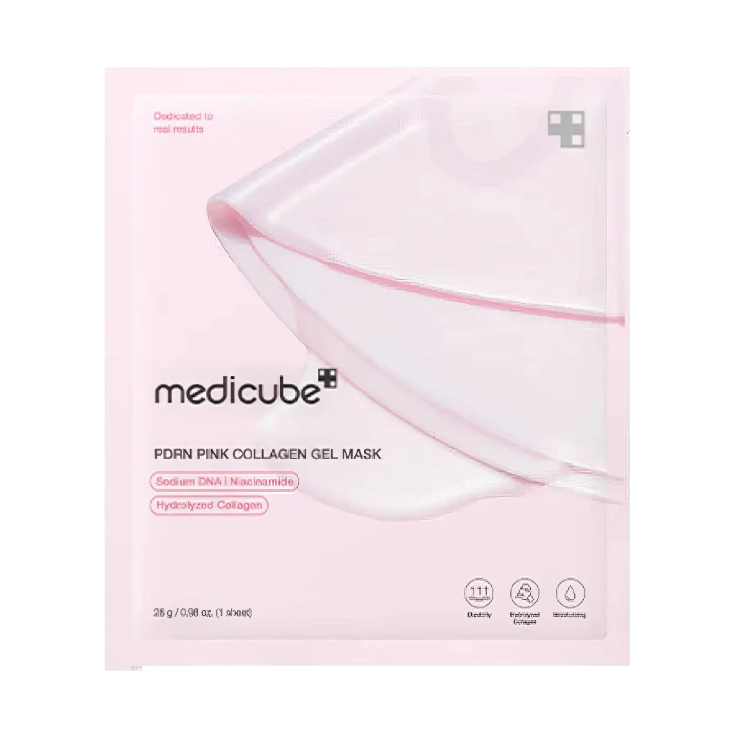 Medicube PDRN Pink Collagen Jelly Gel Mask 1 Stück/28g-Wonder Skin