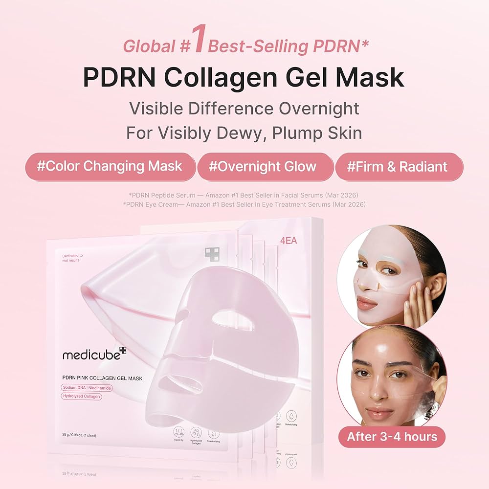 Medicube PDRN Pink Collagen Jelly Gel Mask 1 Stück/28g-Wonder Skin