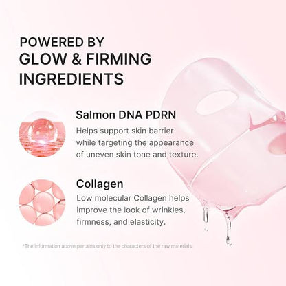 Medicube PDRN Pink Collagen Jelly Gel Mask 1 Stück/28g-Wonder Skin