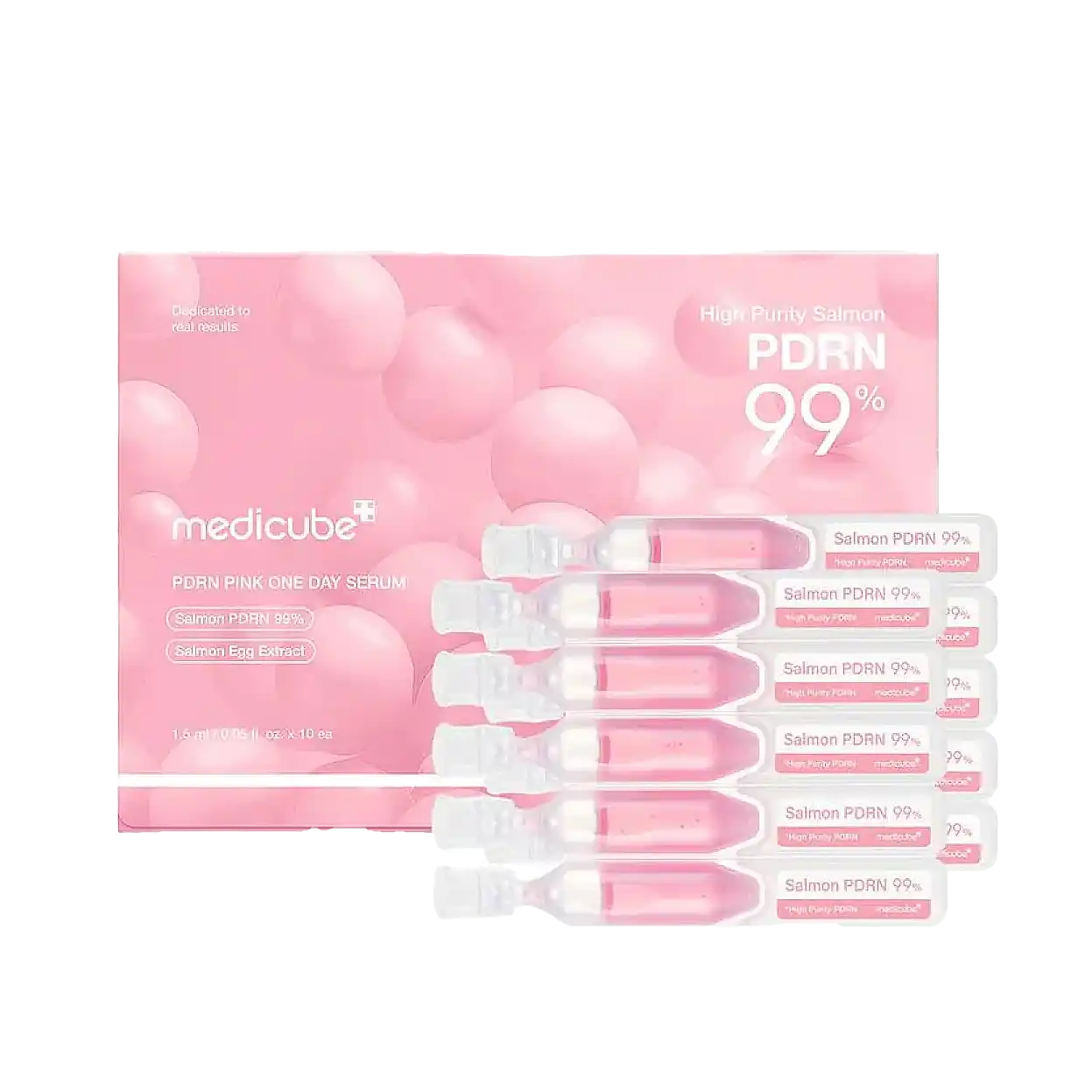 Medicube PDRN Pink One Day Serum Set (1.5ml x 10 Stück)