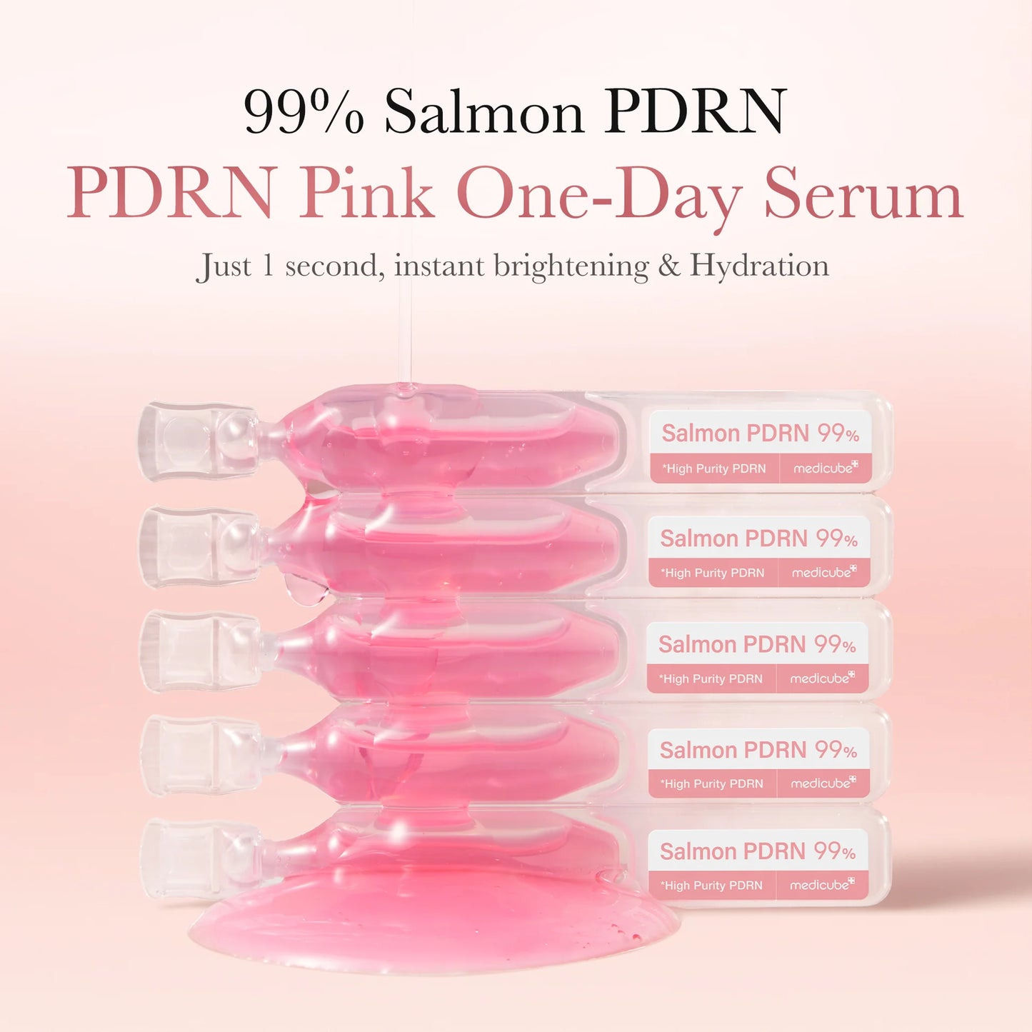 Medicube PDRN Pink One Day Serum Set (1.5ml x 10 Stück)