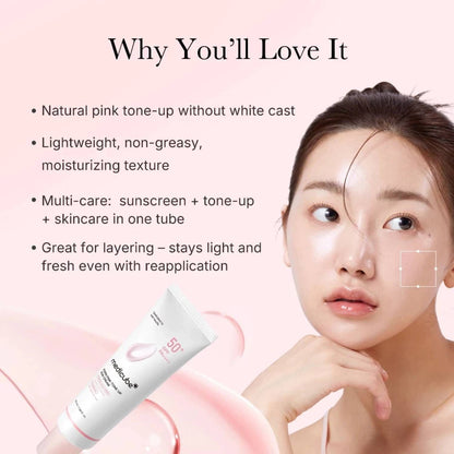 Medicube PDRN Pink Tone Up Sun Cream 50ml-Wonder Skin