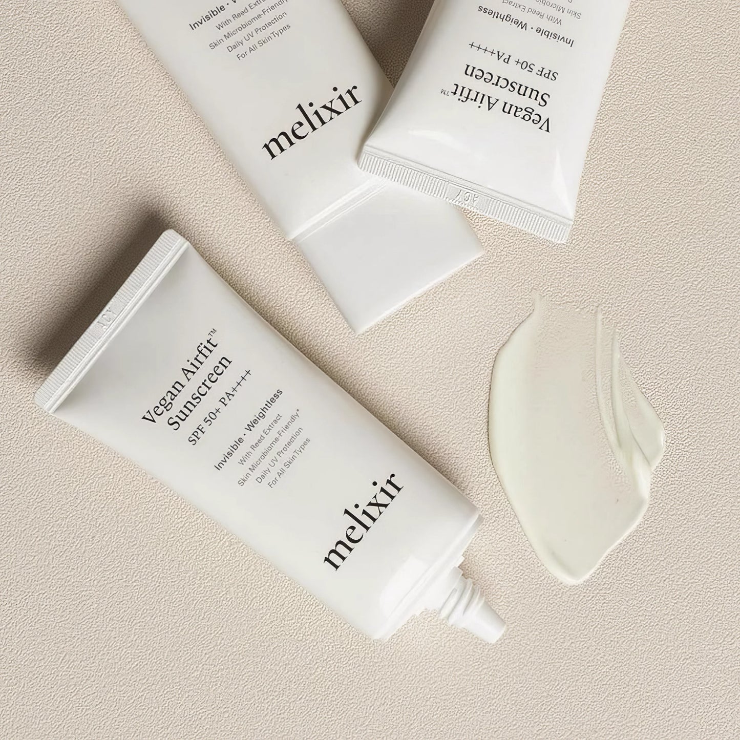 Melixir Vegan Airfit Sunscreen SPF50+ PA++++ 50ml-Wonder Skin