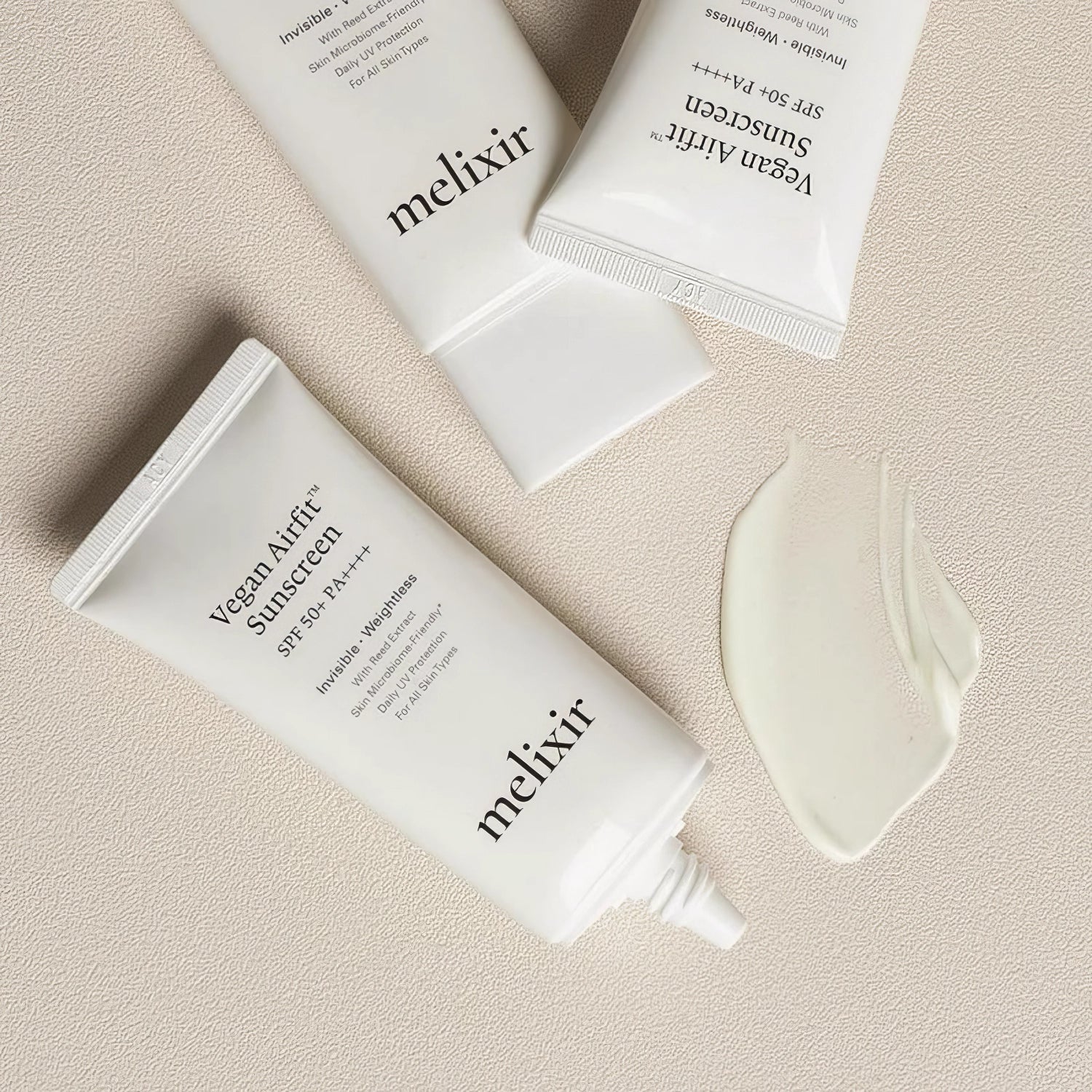 Melixir Vegan Airfit Sunscreen SPF50+ PA++++ 50ml-Wonder Skin