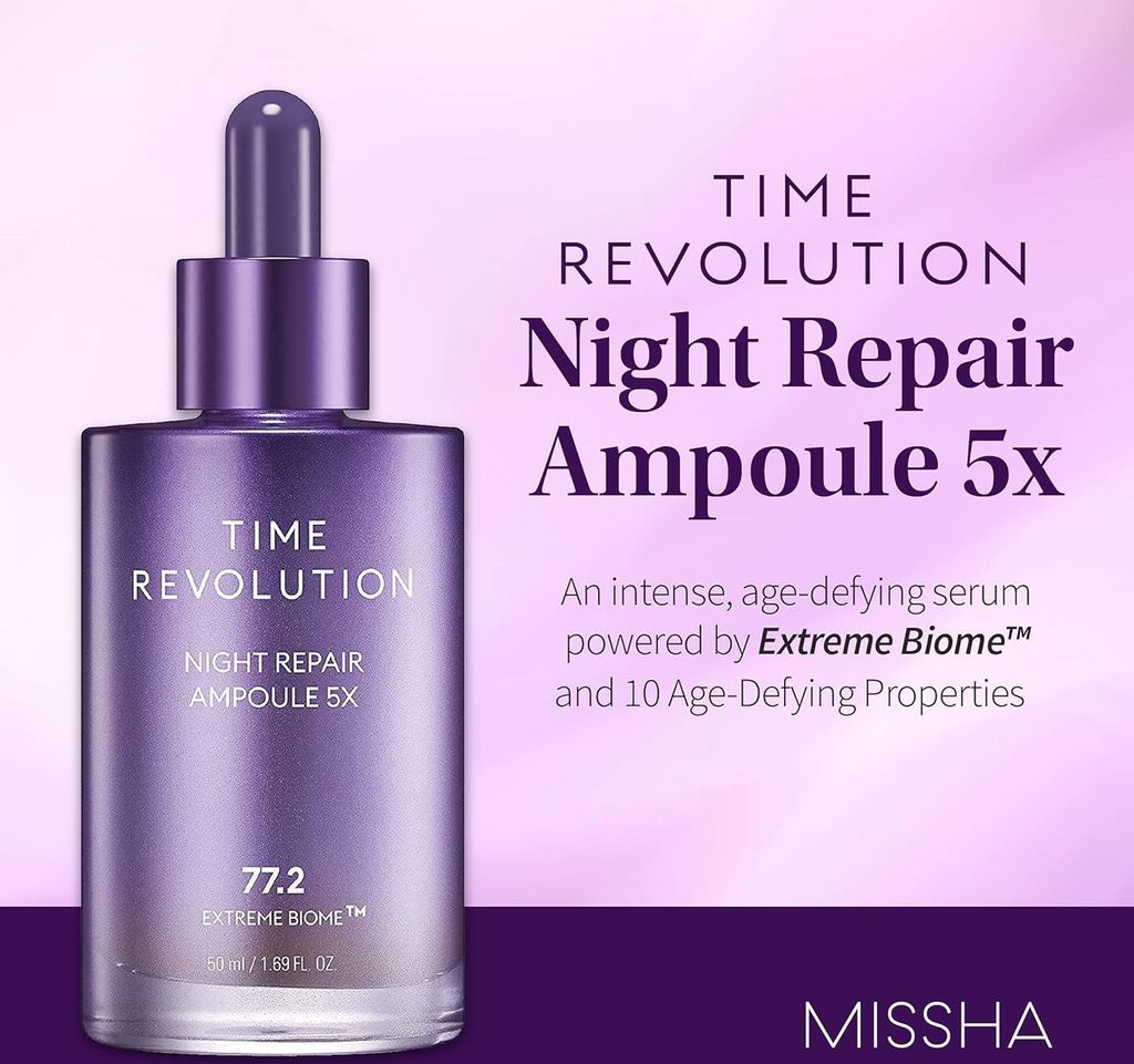 Missha Time Revolution 5X Serum 50ml: Ferment + Nacht | Wonder Skin
