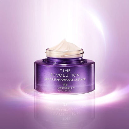 Missha Time Revolution Night Repair Ampoule Cream 5x 50ml-Wonder Skin
