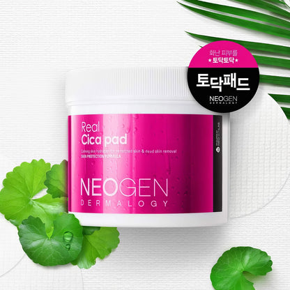 Neogen Dermalogy Real Cica Pad 90pcs/150ml-Wonder Skin