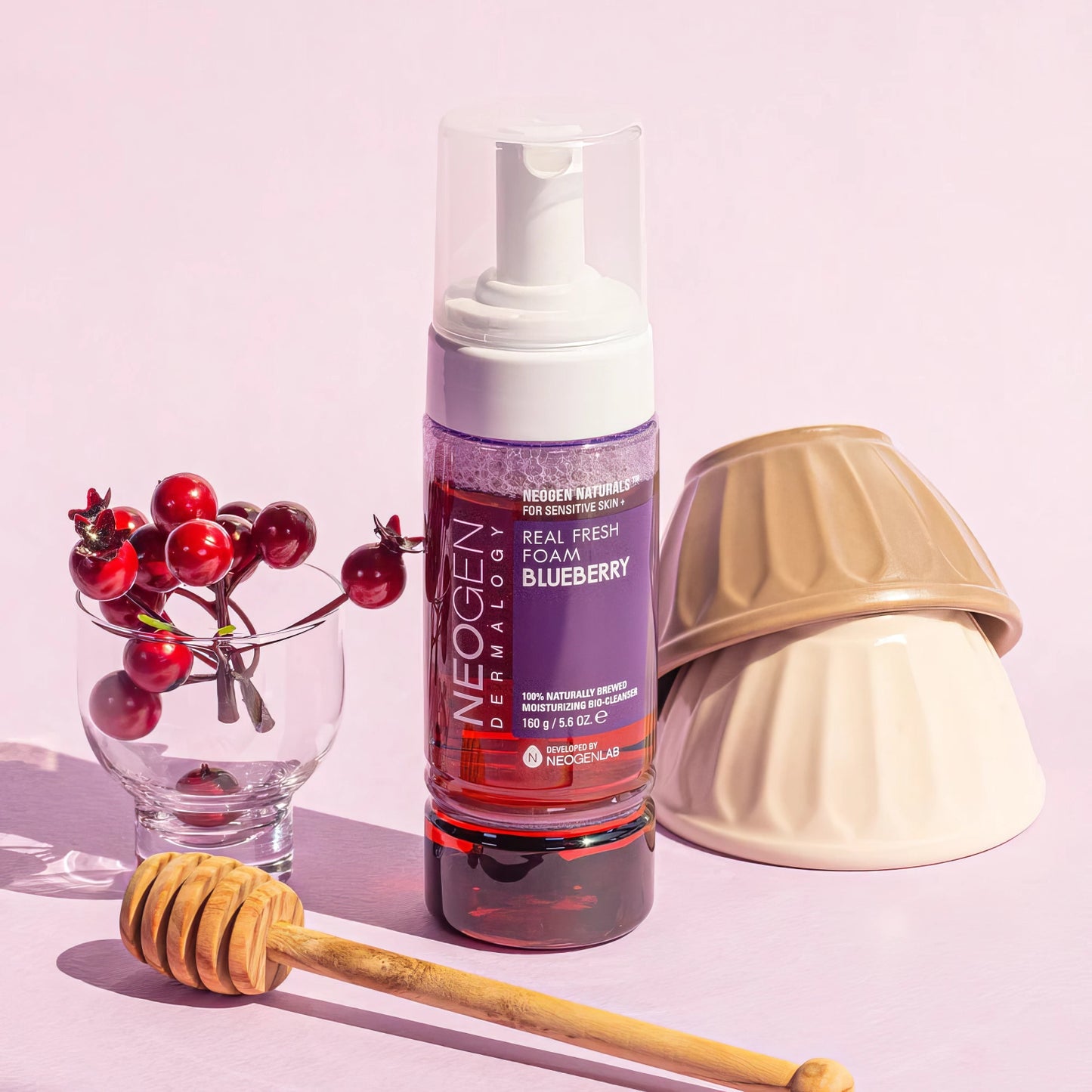 Neogen Dermalogy Real Fresh Foam Blueberry 160ml-Wonder Skin